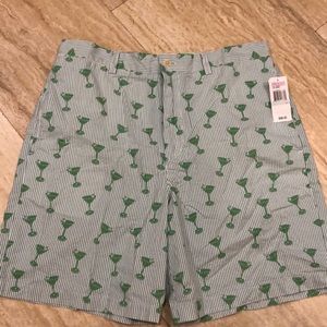 Vineyard Vines Green Print Shorts